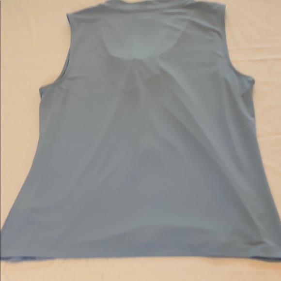 Calvin Klein drape neck sleeveless top. - Picture 2 of 3